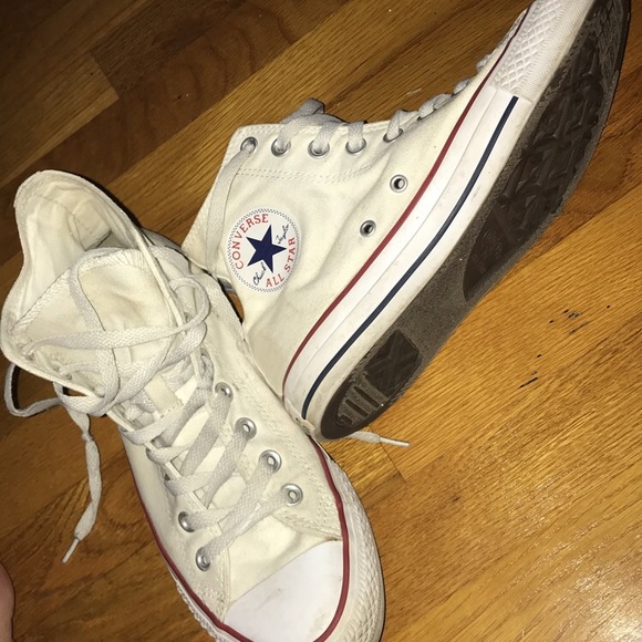 Converse Shoes - Converse white high tops :)